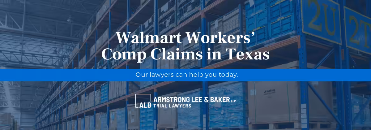 Reclamaciones de indemnización de los trabajadores de Walmart en Texas