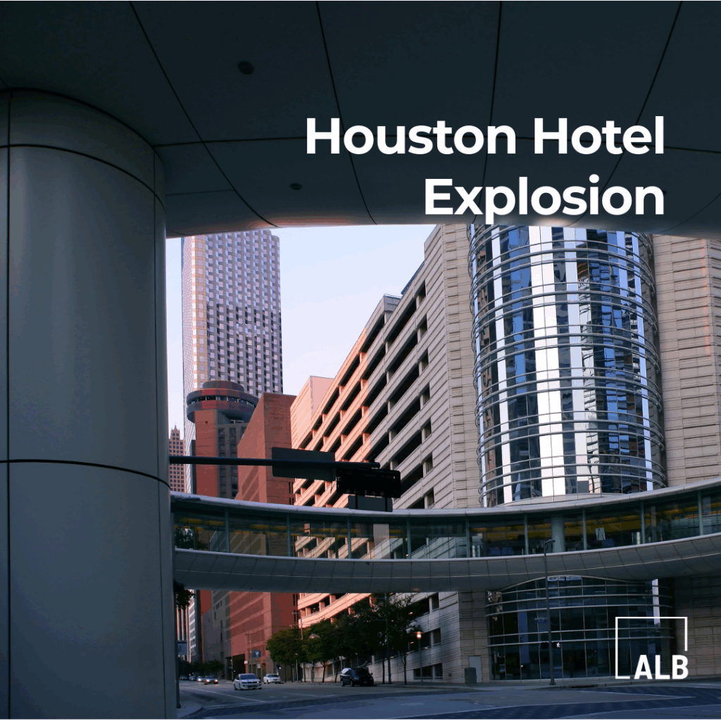Explosion at Downtown Houston Hotel October 2025