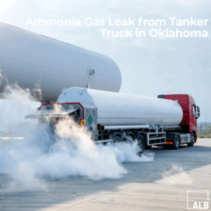 Ammonia Gas Leak from Tanker Truck in Oklahoma Sickens Dozens