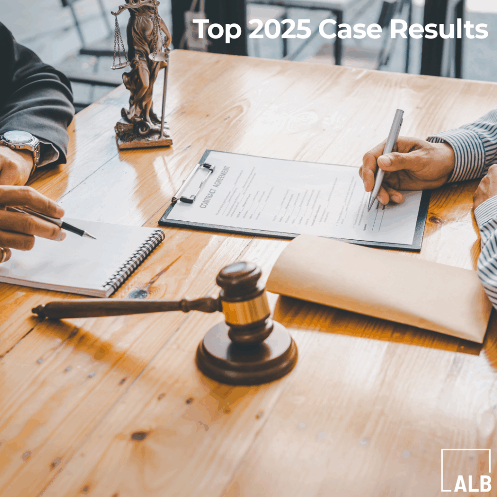 Top Case Results of 2025 – Personal Injury Victories