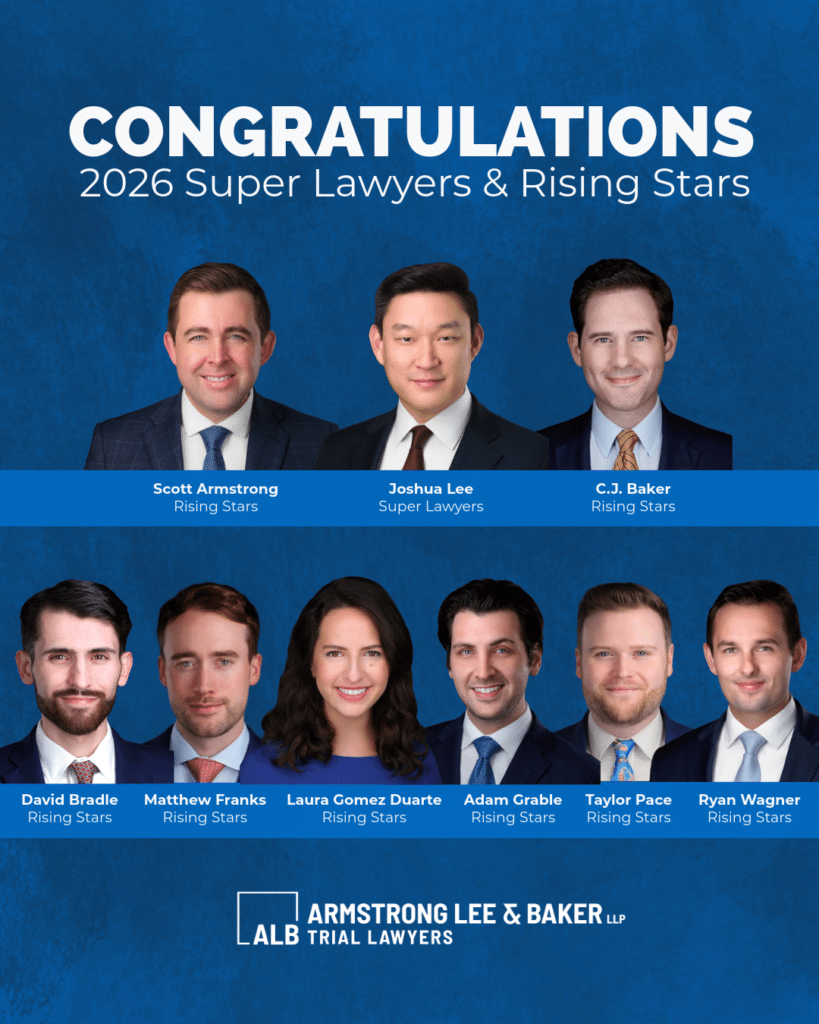 Armstrong Lee & Baker LLP Attorneys Named to <em>Super Lawyers</em> 2026 List