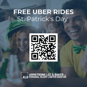 Free Uber Rides for St. Patrick's Day - QR code