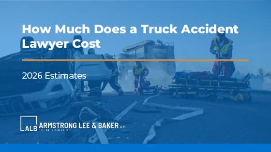 How much does a truck accident lawyer cost in Texas 2026